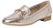 MARCO TOZZI Damen Loafer mit Absatz Elegant Vegan, Beige (Platinum), 38 EU