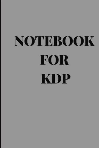 NOTEBOOK FOR KDP: Notebook for Note Taking Focus Notes Notebook Amazon kdp publishers Journal Notebook,Grey and black