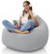 Aiire Relaxo Sitzsack XXL mit Füllung - Riesen Bean Bag Chair für Erwachsene, Jungen und Kinder - Bodenkissen Grob, Chill Sessel für Kuschelecke – Gaming Sitzsäcke Hellgrau