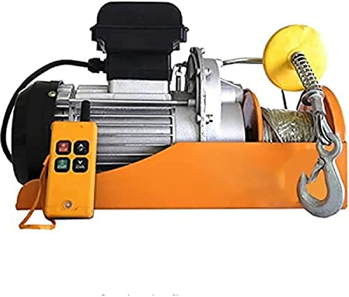 POUR Treuil De Câble De Levage Électrique avec Télécommande sans Fil, Grue De Treuil De Levage De Mini Palan 220V Atelier De Magasin À Domicile,P6,12 Mètres,Friendly321