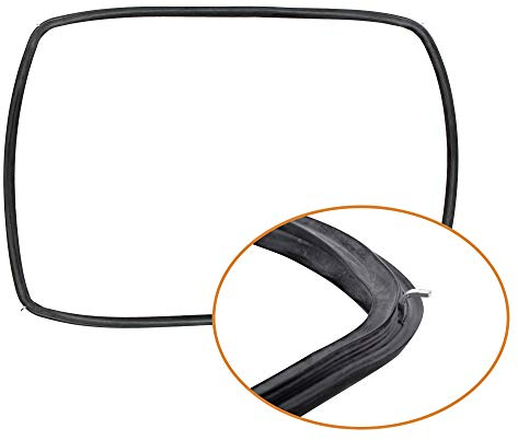 Dekarox Guarnizione per porta con 4 ganci per AEG Electrolux Zanker Zanussi 14004354302/8 140043543028 per forno