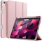 JETech Custodia per iPad Air 11 Pollici M3/M2 (2025/2024), iPad Air 5/4 (10,9-Pollici, Modello 2022/2020, 5a/4a Generazione) con Portapenne, Cover Tablet Sottile con Retro in Morbido TPU (Rosa)