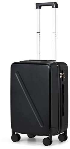 MILADA Gepäck Hartschalenkoffer, Schwarz, Carry on 20 Inch