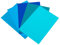 Hilltop 5 x A4 Transferfolie, Textilfolie zum Aufbügeln auf Textilien - perfekt zum Plottern, Folien:Blue Mix