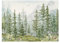 Fototapete Kinderzimmer Wald, Kindertapete Bäume, Vliesapete, Berge, Wald, Vögel, Fototapeten für Jungen und Mädchen