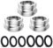 3 Pezzi Corredo Dell'Adattatore Del Rubinetto, CNYMANY Maschio M22mm a Maschio M24mm Kit adattatore per aeratore da cucina adattatore per rubinetto del lavandino Tubo standard per filtro dell'acqua