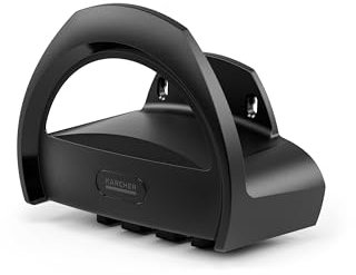 Kärcher Soporte para mangueras; almacenamiento para jeringas y varillas de riego, capacidad para mangueras de jardín de hasta 35 m (dependiendo del grosor), color negro
