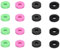 AEIOPRS 16 Pcs de Anillos de Precisión para Joystick Amortiguadores de Esponja Apto para muchos tipos de consolas 4 Diferentes Niveles de Fuerza