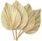 4 Pcs Large Dried Palm Leaves,Natural Boho Dried Palm Leaves Fans with Stem,Tropical Palm Leaves Boho Wedding Decor for Vase Baby Shower Anniversary Home