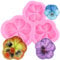 XMOLDNMS Pansy Flower Silicone Mould Flower Fondant Candy Moulds for Cake Decoration Cupcake Topper Chocolate Polymer Clay Gum Paste