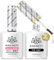 BORN PRETTY Clear Builder Gel with Top Coat Set, 8 in 1 Builder Nail Gel for Nails Extension and No Wipe Top Coat Gel Nail Polish for Nails, Hard Gel Nail Strengthener Builder Gel in a Bottle