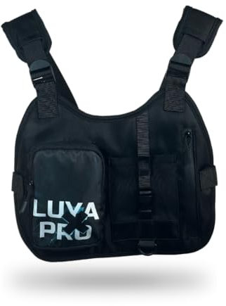 LuyaXpro Chest Strap Universal Action Camera Phone Chest Strap Harness Mount for Smartphone, Multifunctional Backpack with Pockets, Extreme Sports such as Motorcycle, Bicycle, Mobile Accessory (Smoke)