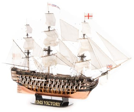 Artesanía Latina - Holzmodellschiff – Englisches Linienschiff, Anatomie Lord Nelson’s HMS Victory, Trafalgar 1805 - Modell 22900-OP, Maßtab 1:84 - Expertenniveau Modellbausatz zum Zusammenbauen
