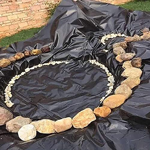 Gummiteichfolie, 2 x 4 m, 9 x 10 m, vorgeschnittene, undurchlässige Folie für Fische und Pflanzen, sichere Teichhaut, 8 mm dick