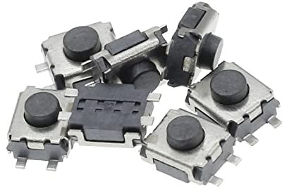 ZWRUBSPY 100 pièces/lot 3 * 4 * 2mm Interrupteur SMD 4 Broches Tactile Micro Interrupteur Tact Bouton Poussoir commutateurs 3x4x2H Mini Boutons