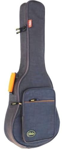 cibeles Custodia 96 cm per chitarra Cadute e tiro 61 classica 3/4 imbottita 15 mm, schiuma ad alta densità, grigio chiaro, Custodia moderna e colorata con grande imbottitura per piccole chitarre