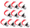 Abaodam 10 Stück Grad Cap Cupcake Topper Cupcake Grad Cap Decor Abschluss-Kuchenaufsatz Cupcake -Topper Abschlussdekorationen Abschluss -Cupcake -Dekorationen Filzstoff rot