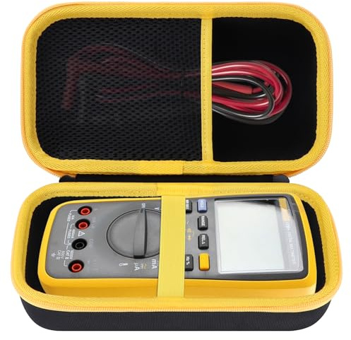 Peyyargo Schutzhülle für Fluke 15b+ / 17b+ Digital Multimeter | Multimeter Tasche, Multimeter Zubehör, Harte Eva Aufbewahrung, Tragbare Hartschalen, Für Reisen, Nur Etui