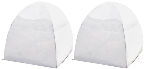 Plant Covers Freeze Protection 2 Pieces Non-Woven Fabric Tent
