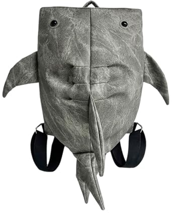 Generisch Rucksack 3D Daypack mit USB-Anschluss Laptop Rucksack für Wandern Reisen Schultertasche (Light Gray, 31X41X11CM)