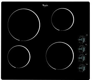 Whirlpool AKM903NE - Placa de cocción (integrada, inducción, vitrocerámica, color negro, giratoria)
