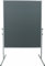 FRANKEN Moderationstafel X-tra!Line, doppelseitig, pinnbar, 120 x 150 cm, grau/Filz, einteilig, Pinnwand mit Standbeinen, CC-UMTF 12