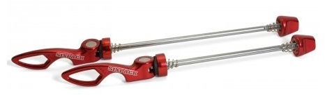 SixPack Racing Chopstix Cr-Mo Set Schnellspanner, rot, One Size