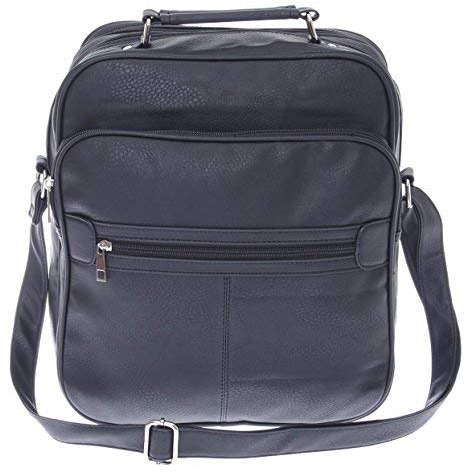 XL Arbeitstasche,Herren Umhängetasche, Schultertasche, Reise-Tasche, Männer Leder Optik, Sonderposten * (Hochformat)