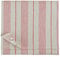 Linen & Cotton Hochwertige Tischdecke Streifen Ulla - 100% Leinen, Beige/Natur/Rot (150 x 200 cm) Weihnachten, Rechteckig Tischtuch Decke Tischwäsche Stoff für Haus/Home Küche Dekoration Esszimmer