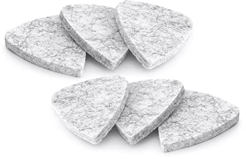 TIGER 6 Stück TIGER Filz Ukulele Filz Plektren