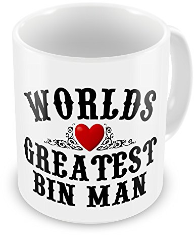 Worlds Greatest Bin man Novelty Gift Mug