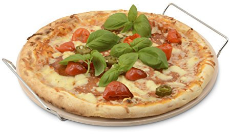 Base de piedra para pizza con asas