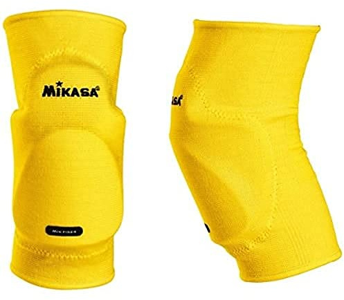 Mikasa, Ginocchiere MT6 Kobe, Giallo, Sr Unisex-Adult