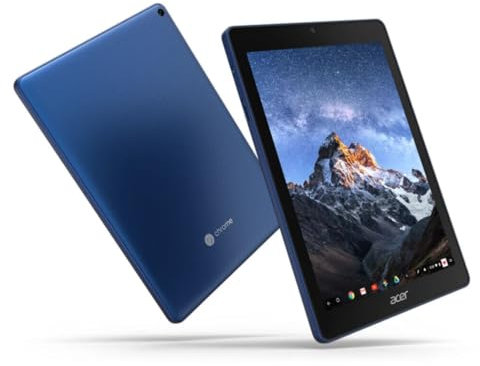 Acer Chrometab 10 D651N-K8FS Tablette tactile 9,7 FHD Bleu/Noir (Rockchip RK3399, 4Go de RAM, eMMC 32Go, Intel HD Graphics, Chrome OS)