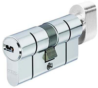 Abus Cylindre à Bouton KD6PSN Z50/K50 mm Bkn, Nickelé