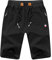 Tansozer Kurze Hose Herren Shorts Sommer Jogginghose Kurz Baumwolle Gym Sweat Shorts Herren Sport (Schwarz,S)