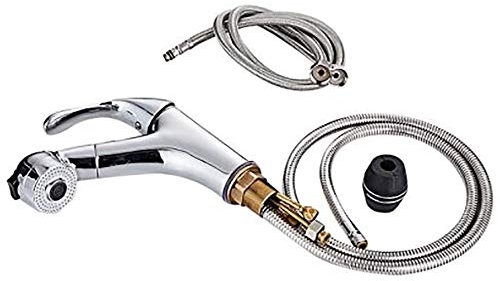 YLXD Rubinetto Bagno Lavabo,Rubinetto per Bidet,Miscelatore Lavabo con Doccetta Estraibile, per Miscelatore Lavabo e Rubinetti Lavabo Bagno, Ottone Cromato
