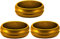 Mission F-Lock Ringe – Flight Lock (Gold, 5 Sets (15))