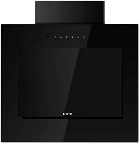 INFINITON | CMPTRAL-NG61 - Campana Extractora | Campana Perimetral | Modo Booster | Acabado Cristal Black | Potencia 800m3/h | Touch Panel | Luces LED | Ancho 60 cm