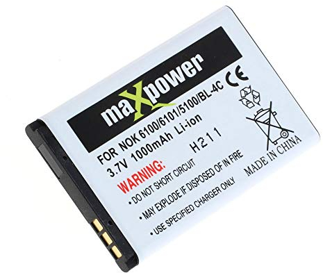 Mobilfunk Krause - Akku Maxximus für Nokia 6300 1250mAh Li-Ionen (BL-4C)