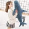 XIAOHONG 78 cm Großes Hai-Plüschtier, Weiches Kissen, Stofftier, Wurfkissen, Molliges Spielzeug, Kinderzimmer-Dekoration, Geschenk für Damen und Kinder