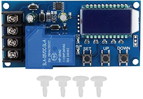 Ladesteuerungsmodul DC 6V-60V Batterie Lithiumbatterie Lade- und Entladeschutzkarte Steuert automatisch das LCD-Display(XY-L30A)