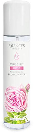 Essences Bulgaria Bio-Rosenwasser 250ml | Rosa damascena | 100% rein und natürlich | Erfrischendes Anti-Aging-Schönheitsspray | Alkoholfrei | Make-up-Entferner | Feuchtigkeitsspendend | Vegan