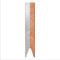 teileplus24 GS01 Rost Willkommen Gartenstecker Gartenschild | Garten Deko | 3D Abkantung | 120cm x 21cm, Design:Doppelherz
