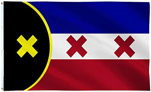 L'manberg Freedom Flagge, Lmanburg Flagge 2021 Dream SMP Indoor Outdoor Flagge, Doppelt genäht Außen Gartenflagge für Outdoor Home Decor (90 x 150 cm)