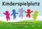 Schild: Kinderspielplatz - Betreten und Benützung auf eigene Gefahr. Eltern haften für Ihre Kinder! (Wiese) - A4, 297x210mm, einseitiger Druck | Aluverbundschild