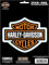 HARLEY-DAVIDSON Aufkleber Bar & Shield, Vinyl, Orange, Outdoor, Sticker