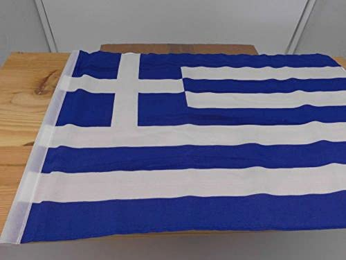 Flagge Fahne Griechenland Stockflagge 60x90 cm Stockfahne Qualität Fahnen Deko ohne Stock