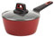 NAVA TAURUS Cooking Pot Saucepan with Glass Lid with Granite Coating for Cooking Stewing Food 18 cm 1.7 L PFOA-Free Non-Stick
