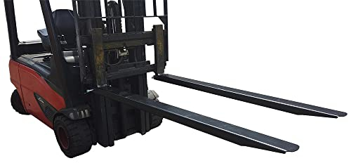 Forklift Fork Extensions | UK Manufactured | Strong & Robust Design | Fully Tested & Certified (125mm Wide x 1800mm Long)